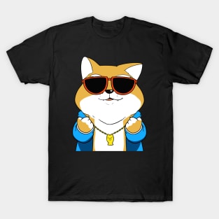 Cool Cat Cartoon with Hoodie T-Shirt